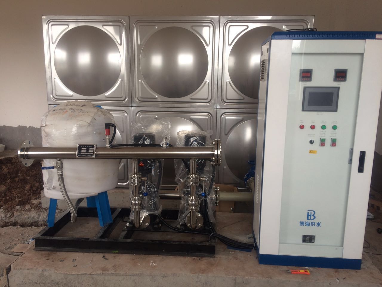 二次供水設備在不同情況下用水流量設計要求